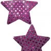 GE Apparel Accessories Purple Star Sequin Nipple Pasties