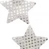 GE Apparel Silver Star Sequin Nipple Pasties Accessories