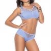 Elegant Moments Morning Dew Powder Blue Bralette & Panty