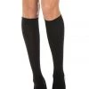 Music Legs Exquisite Ebony Opaque Knee Hi Stockings