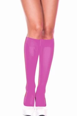 Music Legs Hosiery Sweet Berry Opaque Knee Hi Stockings