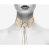 Entrenue Bijoux Indiscrets Desir Metallique Collar - Gold BDSM Collars