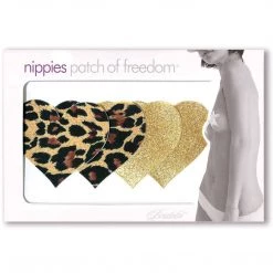 Entrenue Accessories Bristols 6 Nippies - Dominico Leopard Hearts 9 Entrenue Accessories Bristols 6 Nippies - Dominico Leopard Hearts