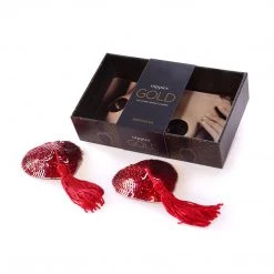 Entrenue Bristols 6 Nippies Gold - Gypsy Rose Red Hearts Accessories