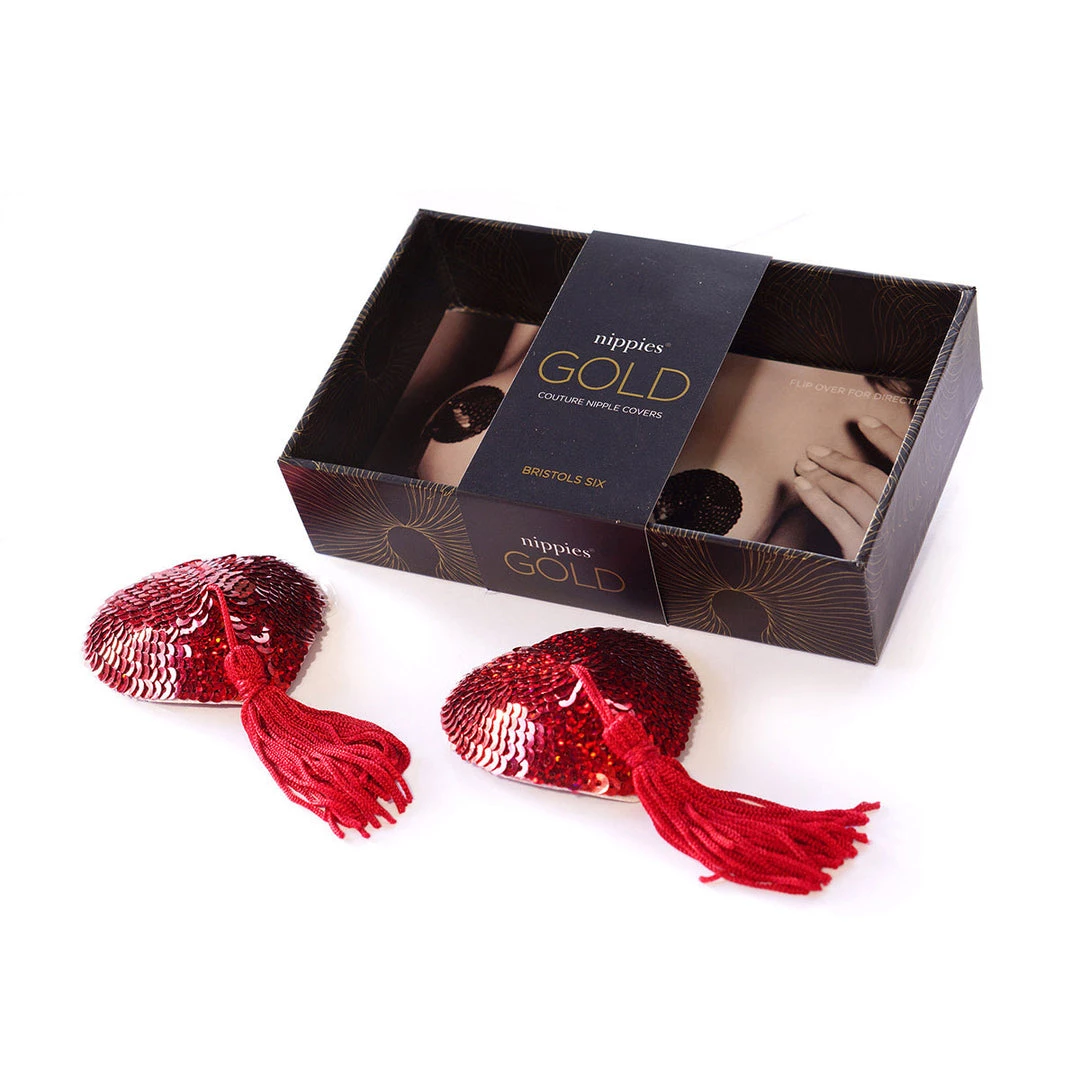 Entrenue Bristols 6 Nippies Gold - Gypsy Rose Red Hearts Accessories 4 Entrenue Bristols 6 Nippies Gold - Gypsy Rose Red Hearts Accessories