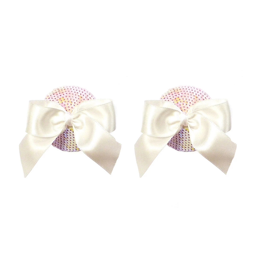 Entrenue Accessories Bristols 6 Nippies Gold - Marilyn White Bows 3 Entrenue Accessories Bristols 6 Nippies Gold - Marilyn White Bows