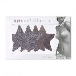 Entrenue Bristols 6 Nippies - Night Fever Dark Silver Stars Accessories 9 Entrenue Bristols 6 Nippies - Night Fever Dark Silver Stars Accessories