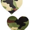 GE Apparel Camouflage Heart Nipple Pasties