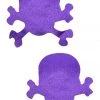 GE Apparel Purple Skull & Crossbones Nipple Pasties Accessories