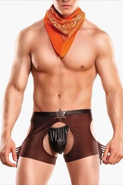 Magic Silk Male Thongs Costumes Cocky Cowboy