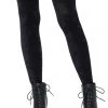 Leg Avenue Hosiery Black Crushed Velvet Thigh High Stockings 1 Leg Avenue Hosiery Black Crushed Velvet Thigh High Stockings