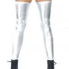 Leg Avenue Silver Metallic Thigh Highs 1 Leg Avenue Silver Metallic Thigh Highs