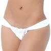 Mapale White Sunny Days Thong Bikini Bottom