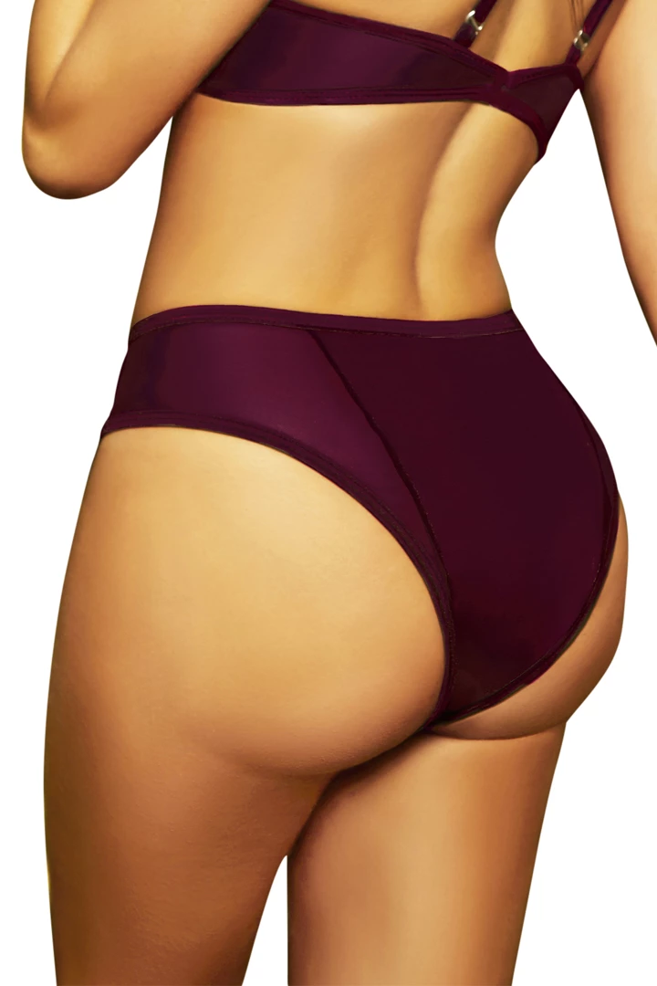 Seven Til Midnight BOTTOM - Laura Wine High Waist Bikini Bottoms Swimwear 6 Seven Til Midnight BOTTOM - Laura Wine High Waist Bikini Bottoms Swimwear