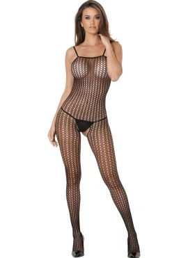 Rene Rofe Bodystocking Lingerie Black Crochet Net Crotchless Bodystocking 9 Rene Rofe Bodystocking Lingerie Black Crochet Net Crotchless Bodystocking
