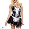 Music Legs Frisky French Maid Costume