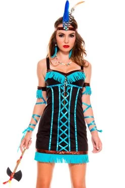 Music Legs Costumes Native Princess Costume