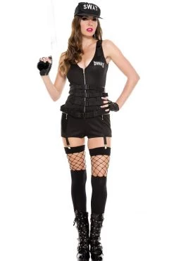 Music Legs Sultry SWAT Team Costume