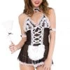 Music Legs Maid Bombshell Costume Lingerie