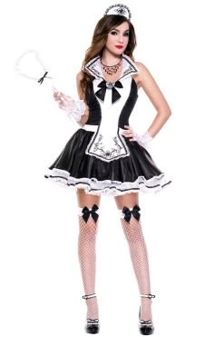Music Legs Elegant French Maid Costume 8 Music Legs Elegant French Maid Costume