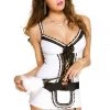 Music Legs Bedroom Costumes Seductive French Maid Lingerie Costume