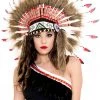 Music Legs Black Tip American Indian Headdress