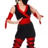 Music Legs Fierce Red Ninja Costume Costumes