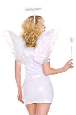 Music Legs White Angel Costume Accessory Kit Costumes