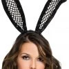 Music Legs Dominatrix Fishnet Bunny Ears Costume Accessory