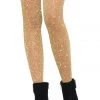 Leg Avenue Hosiery Gold Lurex Shimmer Tights