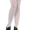 Leg Avenue Hosiery Silver Lurex Shimmer Tights
