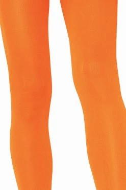 Leg Avenue Pumpkin Orange Opaque Tights