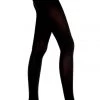 Music Legs Black Opaque Tights