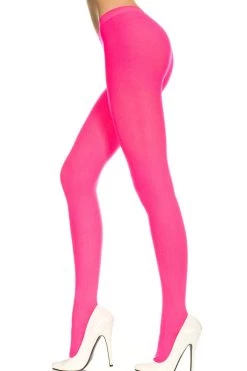 Music Legs Hot Pink Opaque Tights Best Sellers