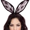Music Legs Lace Bunny Ears Costume Accessory