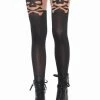 Leg Avenue Skull & Crossbone Opaque Pantyhose Hosiery
