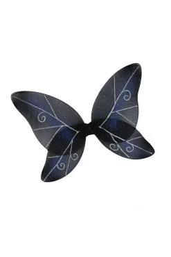 Fun World Accessories (Costume) Black Glitter Fairy Wings