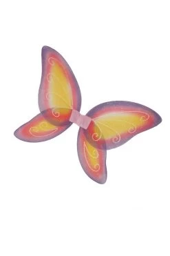 Fun World Accessories (Costume) Pink & Orange Glitter Fairy Wings