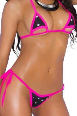 Elegant Moments Dancewear Polka Dot Micro Bikini 8 Elegant Moments Dancewear Polka Dot Micro Bikini