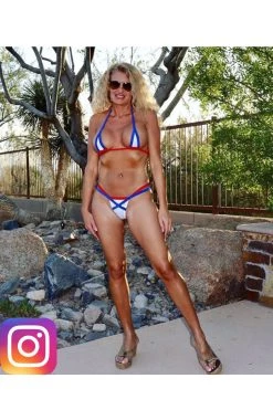 Elegant Moments Dancewear Red, White, Blue Micro Euro Set 8 Elegant Moments Dancewear Red, White, Blue Micro Euro Set