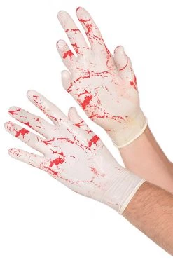AMSCAN Bloody Rubber Costume Gloves Costumes