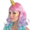 AMSCAN Costumes Gold Glitter Unicorn Horn Costume Accessory