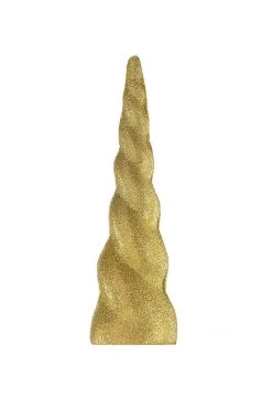 AMSCAN Costumes Gold Glitter Unicorn Horn Costume Accessory