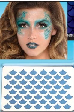 AMSCAN Sea Siren Mermaid Makeup Kit 7 AMSCAN Sea Siren Mermaid Makeup Kit
