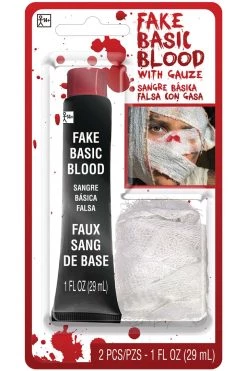 AMSCAN Fake Blood & Gauze Makeup Kit