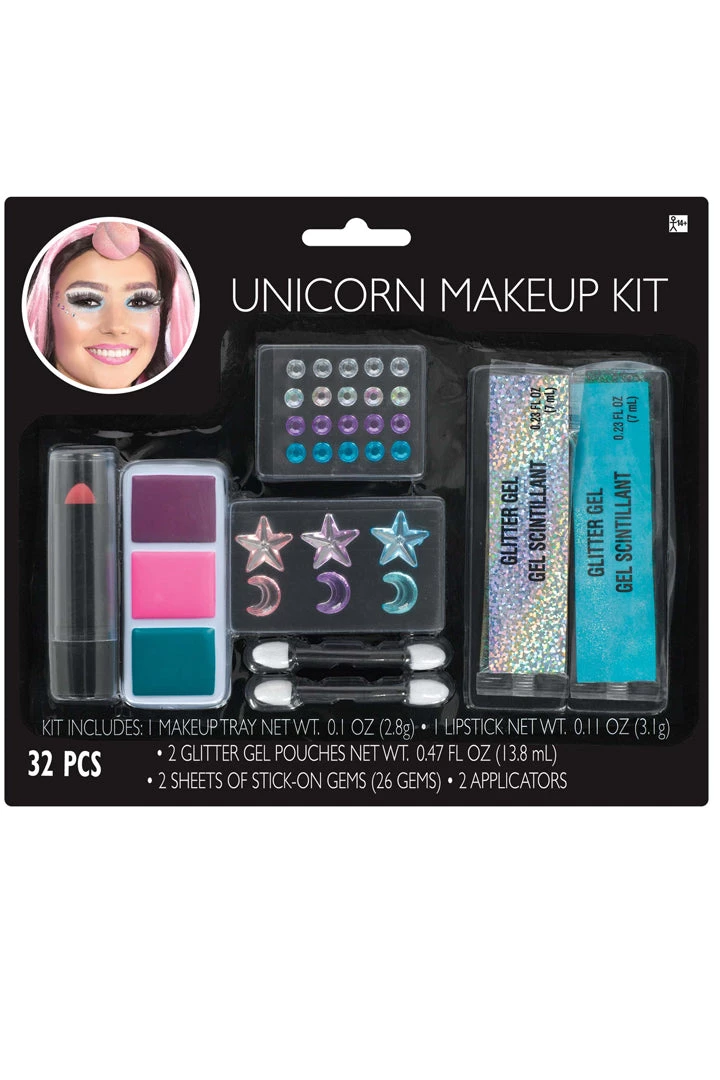 AMSCAN Costumes Magical Unicorn Makeup Kit 3 AMSCAN Costumes Magical Unicorn Makeup Kit