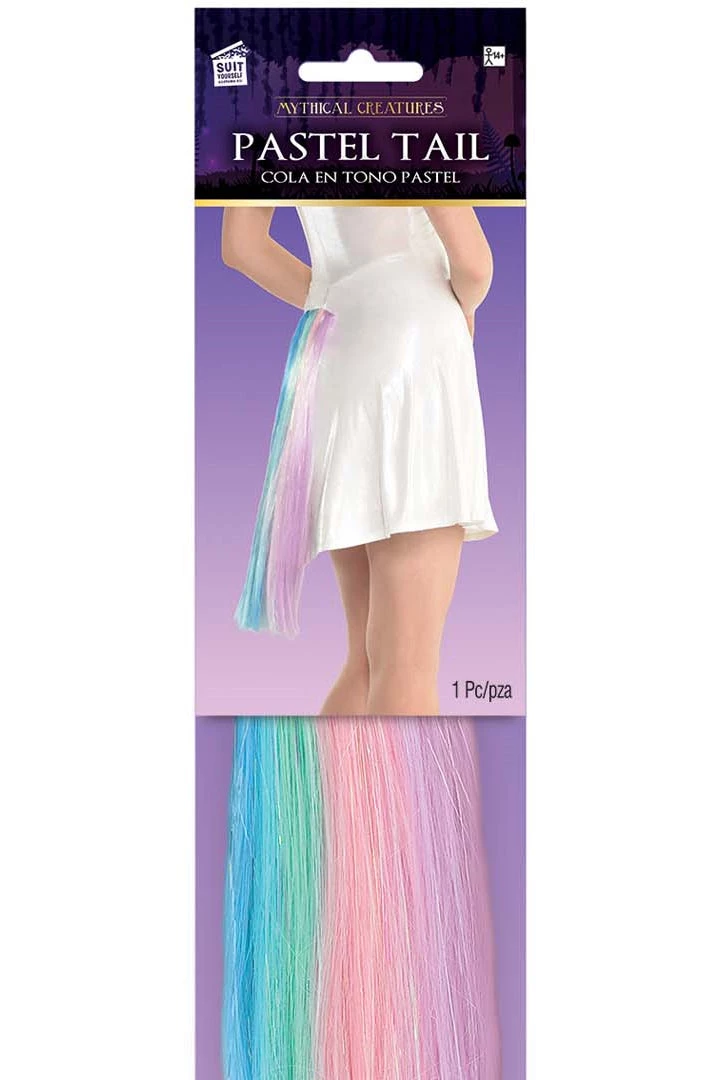 AMSCAN Synthetic Unicorn Tail Costume Accessory Costumes 4 AMSCAN Synthetic Unicorn Tail Costume Accessory Costumes