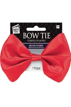 AMSCAN Costumes Red Satin Bow Tie