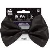 AMSCAN Costumes Black Satin Bow Tie 1 AMSCAN Costumes Black Satin Bow Tie