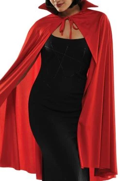 AMSCAN Mid Length Red Cape Costume Accessory Costumes